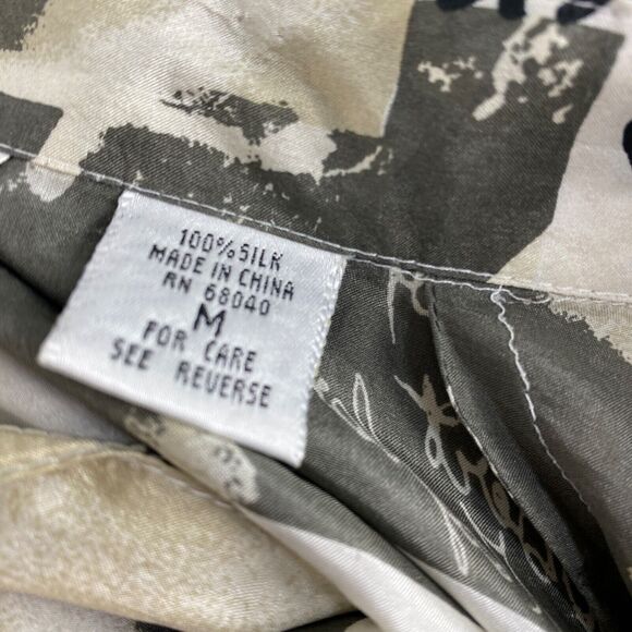 Vintage Cedars Sport Silk Men Shirt Medium Hollywood Stars Retro Novelty Disco - Picture 12 of 13